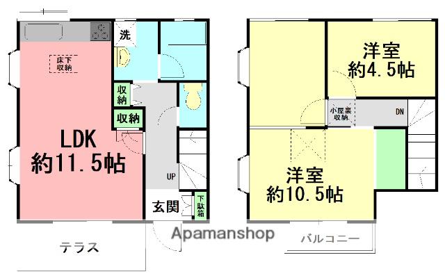 ライフイン辻堂タウン(2LDK)の間取り写真