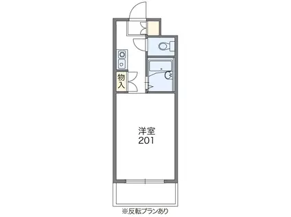 レオパレスANNEX HIYOSHI(1K/4階)の間取り写真