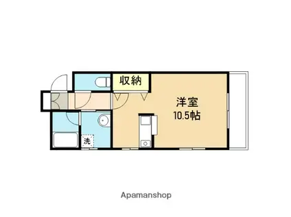 コートプリエール(ワンルーム/6階)の間取り写真