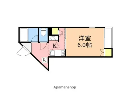 SAJA91B(1K/2階)の間取り写真