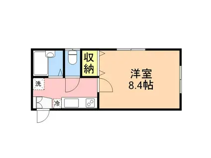 VILLA SAVOYA(1K/2階)の間取り写真