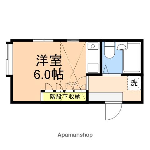 フジパレス弐番館(ワンルーム/1階)の間取り写真