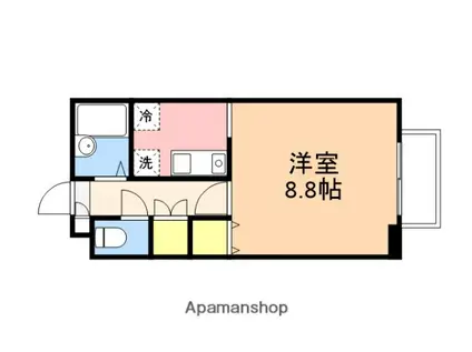 ΑNEXT新潟第7(1K/1階)の間取り写真