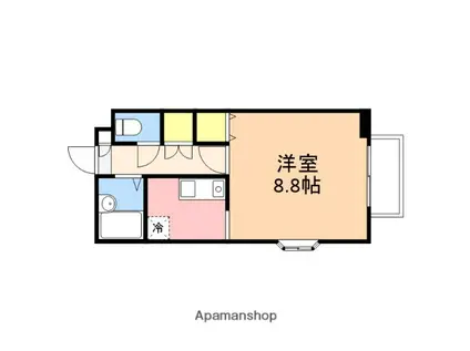 ΑNEXT新潟第7(1K/1階)の間取り写真