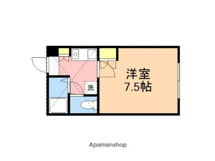シーサイド小針(1K/2階)の間取り写真