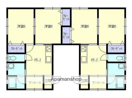 リリオ寿(2K/1階)の間取り写真