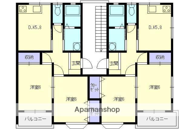 泉コーポB(2DK/1階)の間取り写真