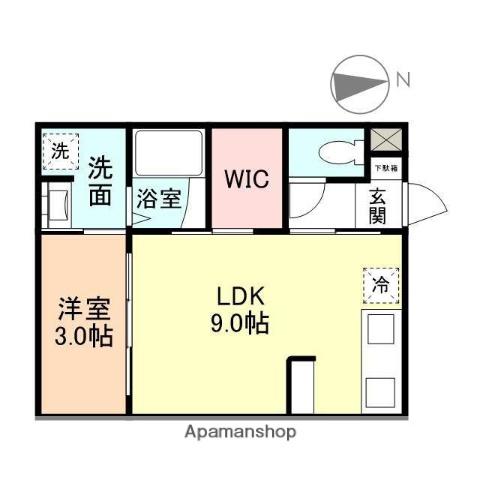 INTEGRAL大泉Ⅰ(1LDK/1階)の間取り写真