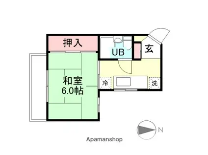 リィージュ石金(1K/3階)の間取り写真