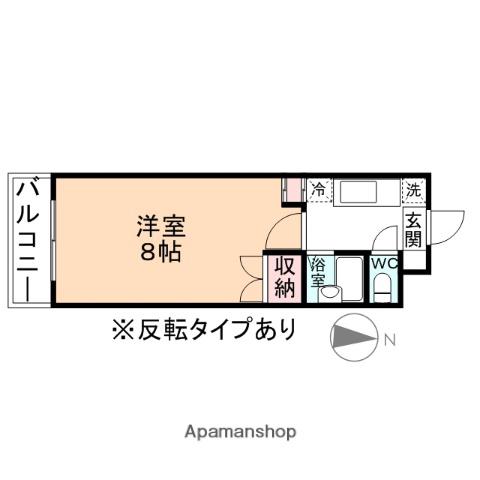 ジョイナス大町(1K/1階)の間取り写真
