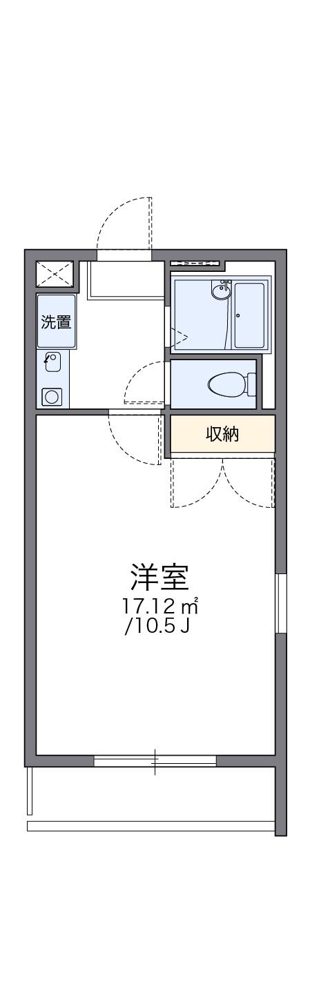 レオパレスKOIZUMI-Ⅱ(1K/1階)の間取り写真