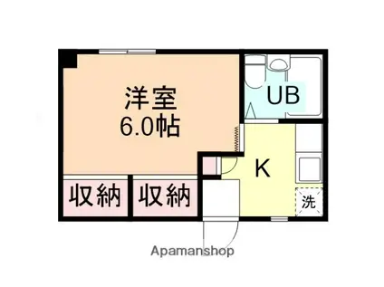 セントライフ(1K/2階)の間取り写真