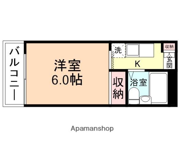 セントライフ(1K/3階)の間取り写真