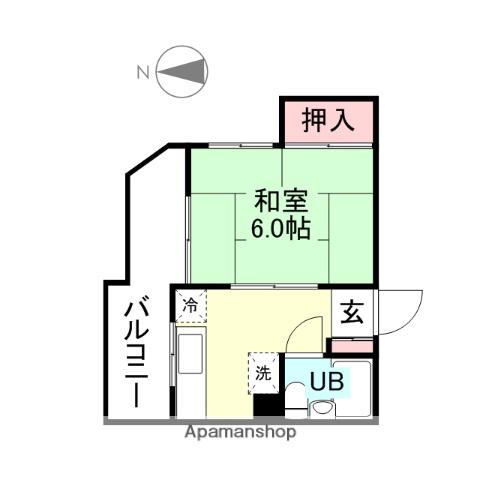 リィージュ石金(1K/2階)の間取り写真