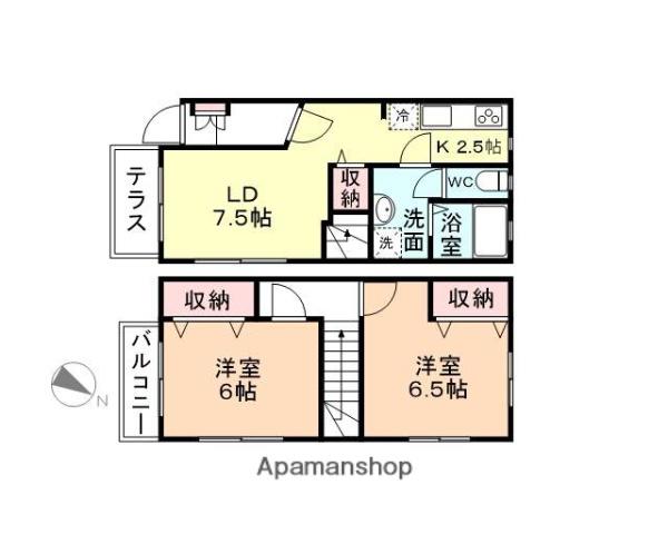 スコットハウス(2LDK)の間取り写真