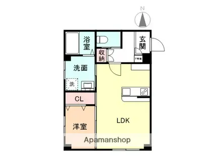 ROYAL GARDEN(1LDK/2階)の間取り写真