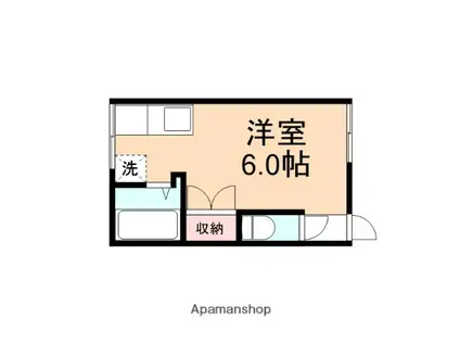五福G-2(ワンルーム/2階)の間取り写真