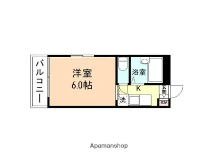 セントライフ(1K/3階)の間取り写真