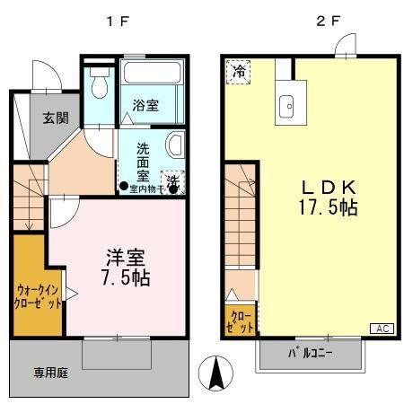 FICO(フィーコ)(1LDK)の間取り写真