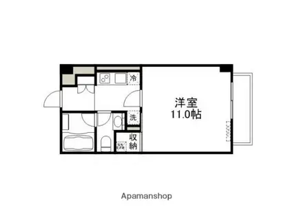 ファーストレーベン芳斉(1K/7階)の間取り写真