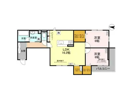 IRいしかわ鉄道 金沢駅 徒歩14分 3階建 新築(2LDK/3階)の間取り写真