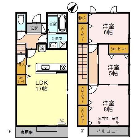 トレスパラーシオ(3LDK)の間取り写真