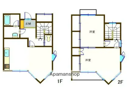 ベルピア(2LDK)の間取り写真