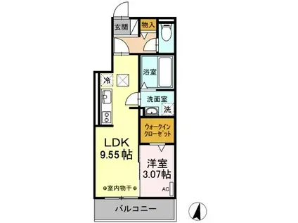 COTO・GRAN(1LDK/1階)の間取り写真