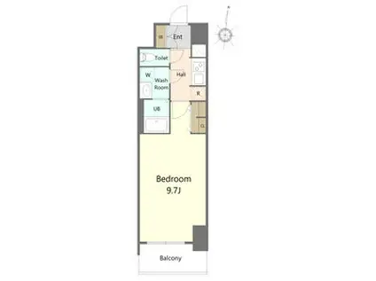 S-RESIDENCE岐阜駅(1K/11階)の間取り写真