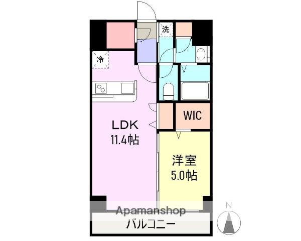 グランエスシャリオ(1LDK/2階)の間取り写真