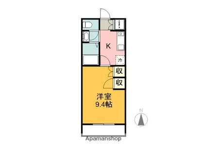 エム・ステージ大村(1K/5階)の間取り写真