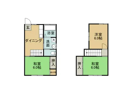 メゾンオオバ(3DK)の間取り写真