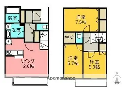 LOQUAT(3LDK/1階)の間取り写真
