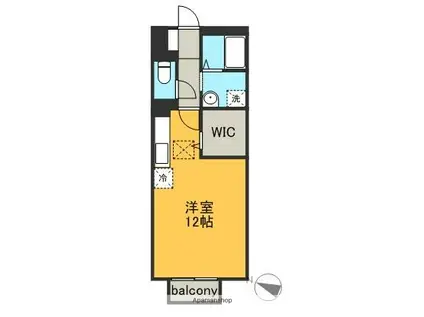 アーデン三島(ワンルーム/1階)の間取り写真