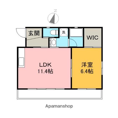 コフレ・アン(1LDK/1階)の間取り写真