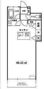 TERZOテルツォ(ワンルーム/4階)の間取り写真