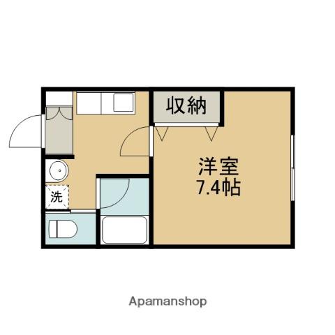 アルトリッコ(1K/2階)の間取り写真