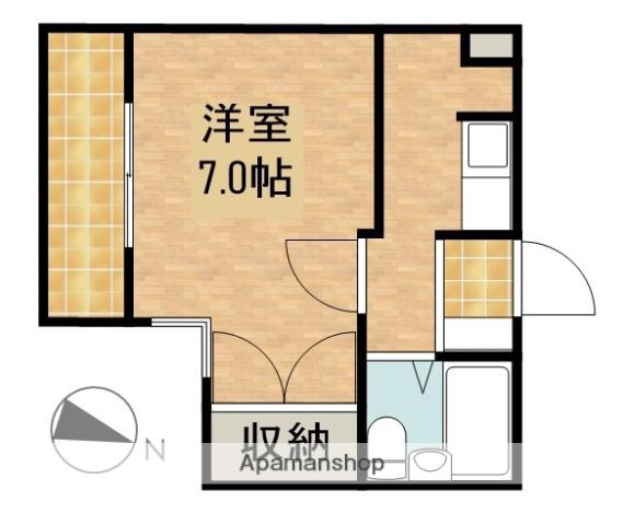 コナビック東伊場(1K/3階)の間取り写真