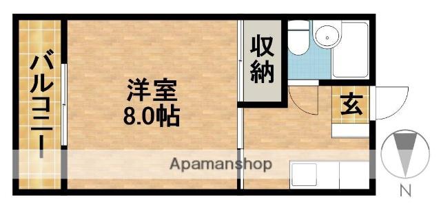 ロイヤル中泉(1K/1階)の間取り写真