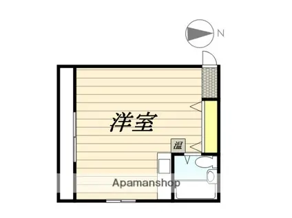 コーポプチⅢ(ワンルーム/3階)の間取り写真