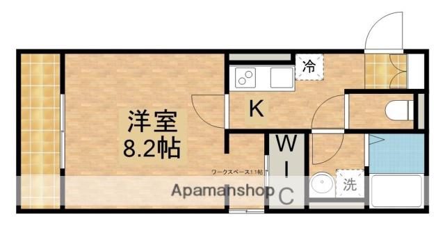 東海道本線 浜松駅 バス乗車時間:45分 三方原バス停で下車 徒歩6分 3階建 築3年(1K/3階)の間取り写真