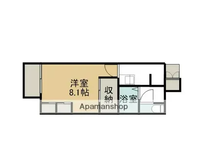 アリエッタ延久Ⅴ(1K/2階)の間取り写真