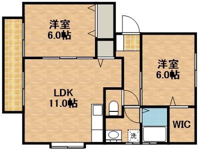 SOURCE Ⅱ(2LDK/2階)の間取り写真