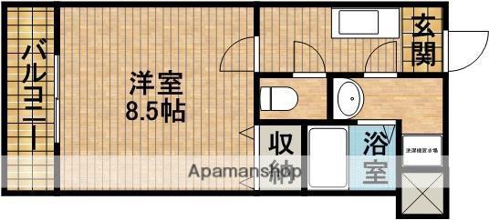 エルーセラ(1K/2階)の間取り写真