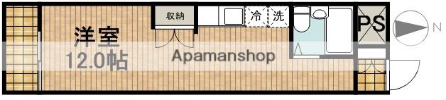 リアライズ浜松(1K/4階)の間取り写真