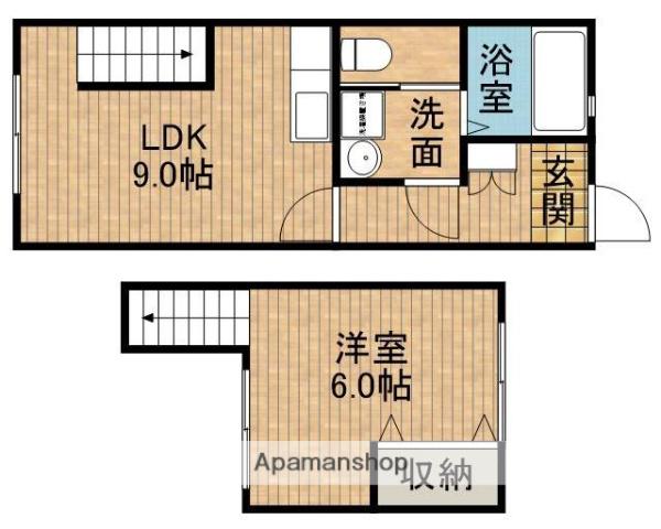 S−PALACE7(1LDK)の間取り写真