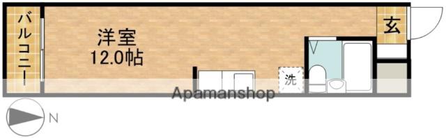 リアライズ浜松(ワンルーム/5階)の間取り写真