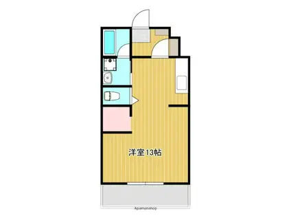 THE TOWL(ワンルーム/5階)の間取り写真