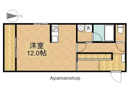 THE TOWL(ワンルーム/5階)の間取り写真