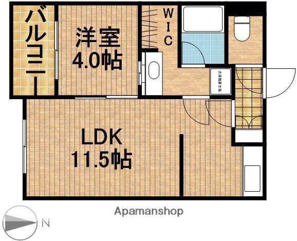VILLA COCOON 上島(1LDK/2階)の間取り写真
